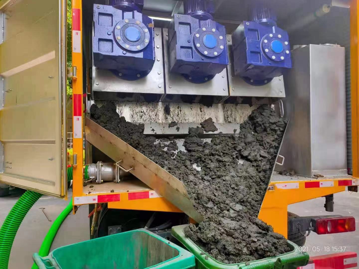 黄州化粪池清掏城市维护站-泥浆净化干湿分离处理